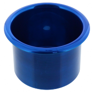 Spun Aluminum Large Cup Holder Insert  Blue