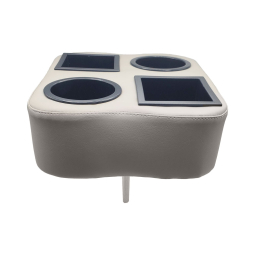 Thirsty Fin Quad Marine Console - Drink Holder & Storage - Diagonal