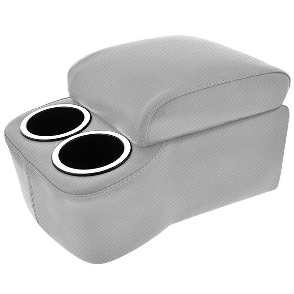 Carbon Fiber Silver Short and Narrow Bench Seat Cruiser Console