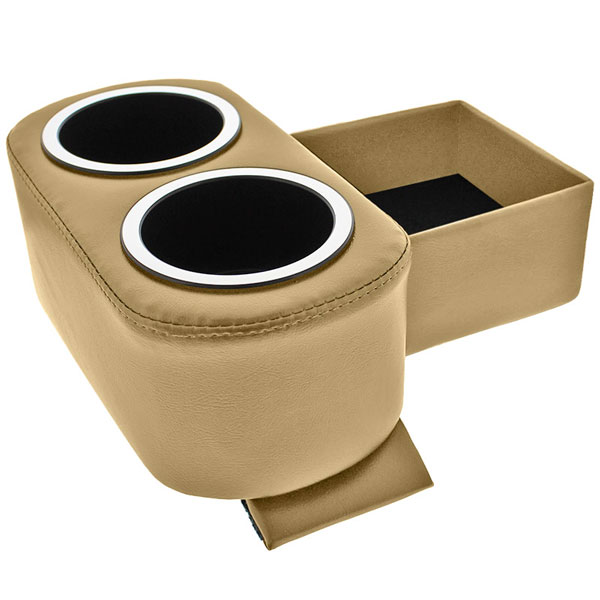 Gold Hot Rod Shorty Floor Console & Cup Holders CupHoldersPlus