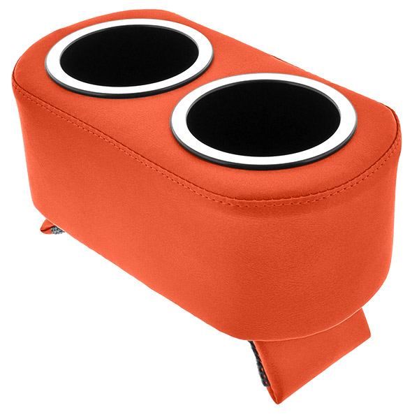 Orange Hot Rod Super Shorty Console & Cup Holders CupHoldersPlus