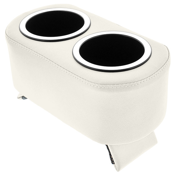 White HRS Shorty Super Short Floor Console