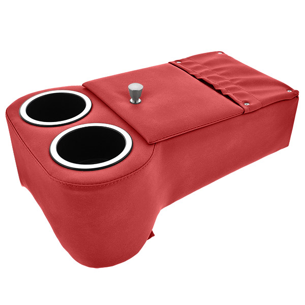 Red Low Rider Floor Console & Cup Holders CupHoldersPlus