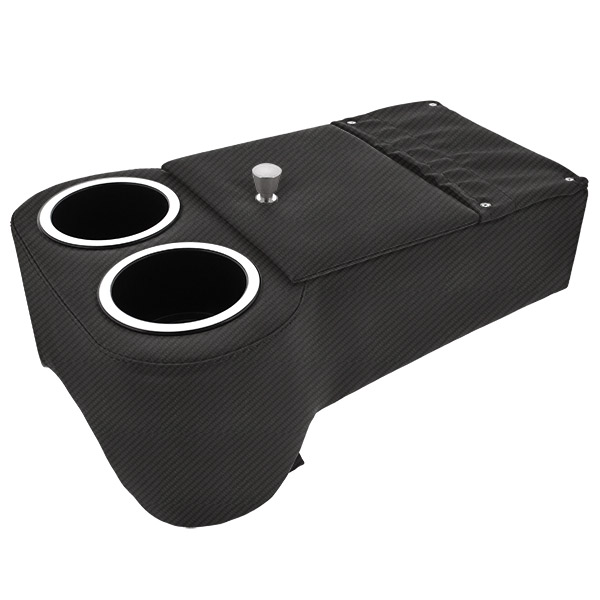 Carbon Fiber Black Low Rider Floor Mount Console