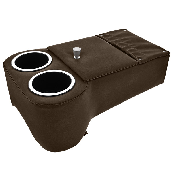Brown Low Rider Floor Console & Cup Holders CupHoldersPlus