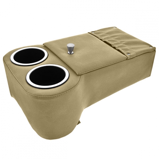 Gold Low Rider Floor Console & Cup Holders | CupHoldersPlus