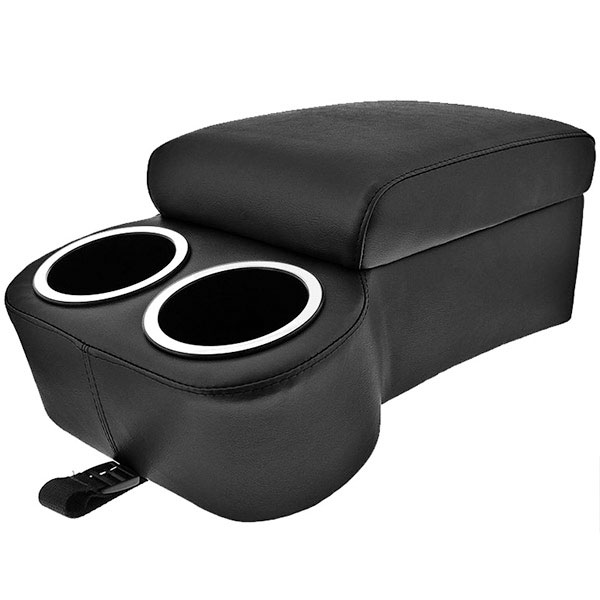 Universal Car and Truck Shorty Bench Seat Console and Cup Holder