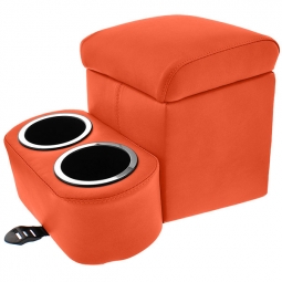 Orange Tall Shorty Bench Seat Cruiser Console